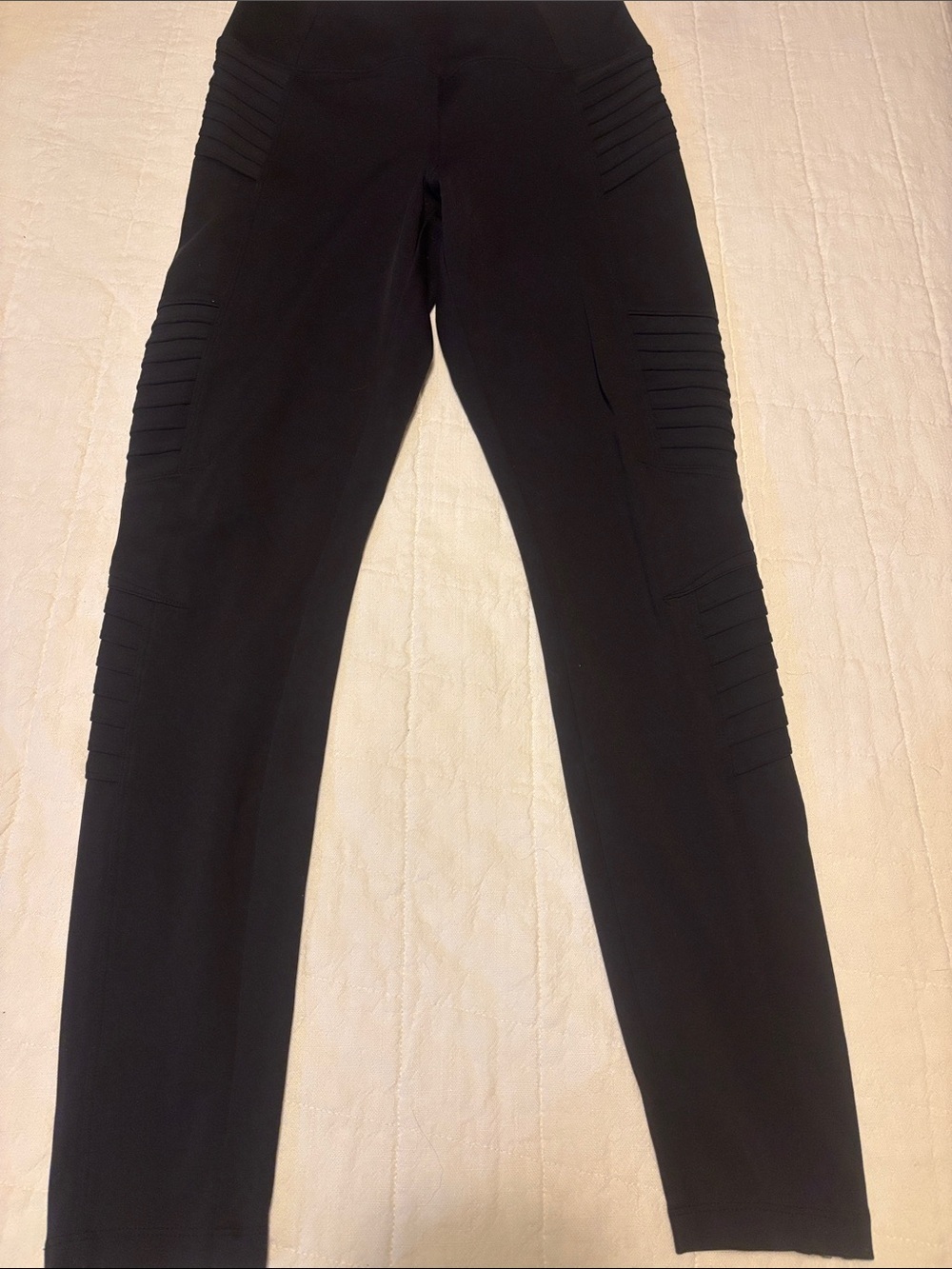 Athleta Black Delancey Moto Tight